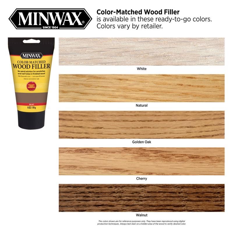 Minwax Color-Matched Wood Filler, Walnut, 6 oz - Image 5